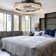 20" Modern Ceiling Fans With Lights And Remote, Dimmable Low Profile Ceiling Fan, Flush Mount Bladeless Ceiling Fan, Stepless Colour Temperature Change And 6 Speeds