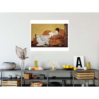 Young Lady Reading by Mary Cassatt - Giclee Print
