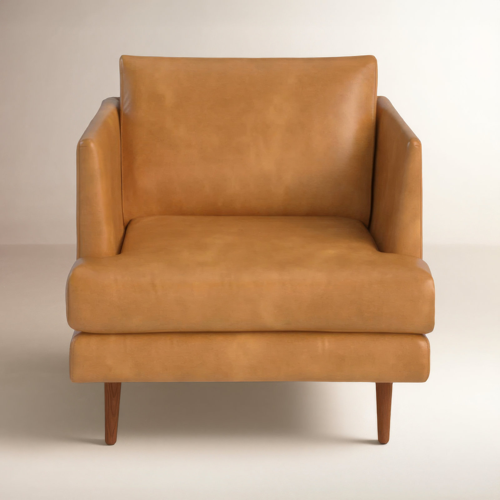 Miller 32" W Genuine Leather Armchair