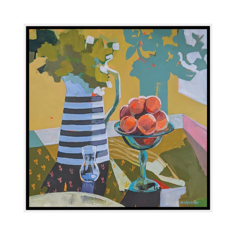 Georgia - Print, 93.98 cm H x 93.98 cm W x 4.445 cm D, White