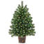 Artificial Christmas Tree with 150 LEDs Green PE and PVC-1317399684