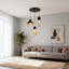 Modern Ribbed Glass 3 -light Pendant Light