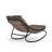 Outdoor Modern Metal Framed Upholstered Patio Lounge Chairs-2051668849