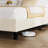 Twin Velvet Upholstered Bed Frame with Adjustable Headboard, Low Profile Platform, No Box Spring-1407191427-1407191426