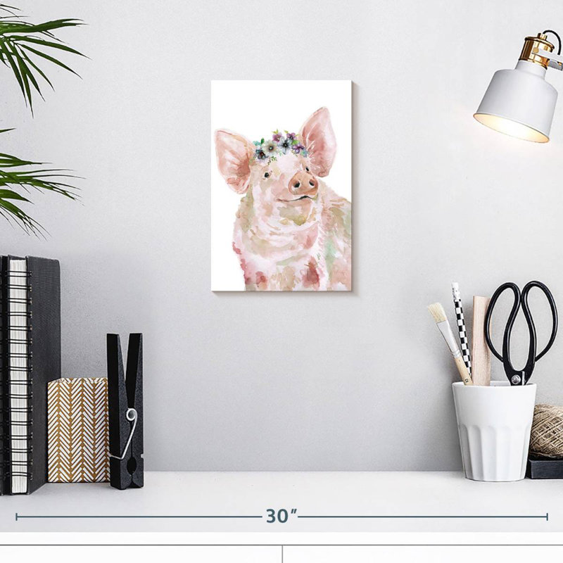 Cochon Brampt, H 12 po x l 8 po