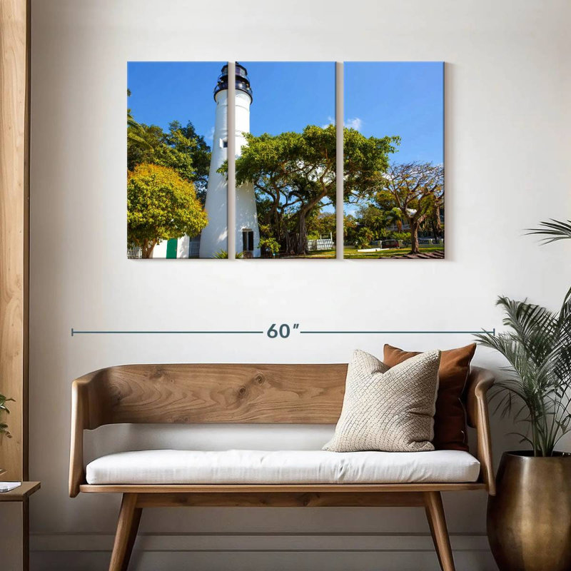 Sebbie Key West Lighthouse, 28" H x 45" W