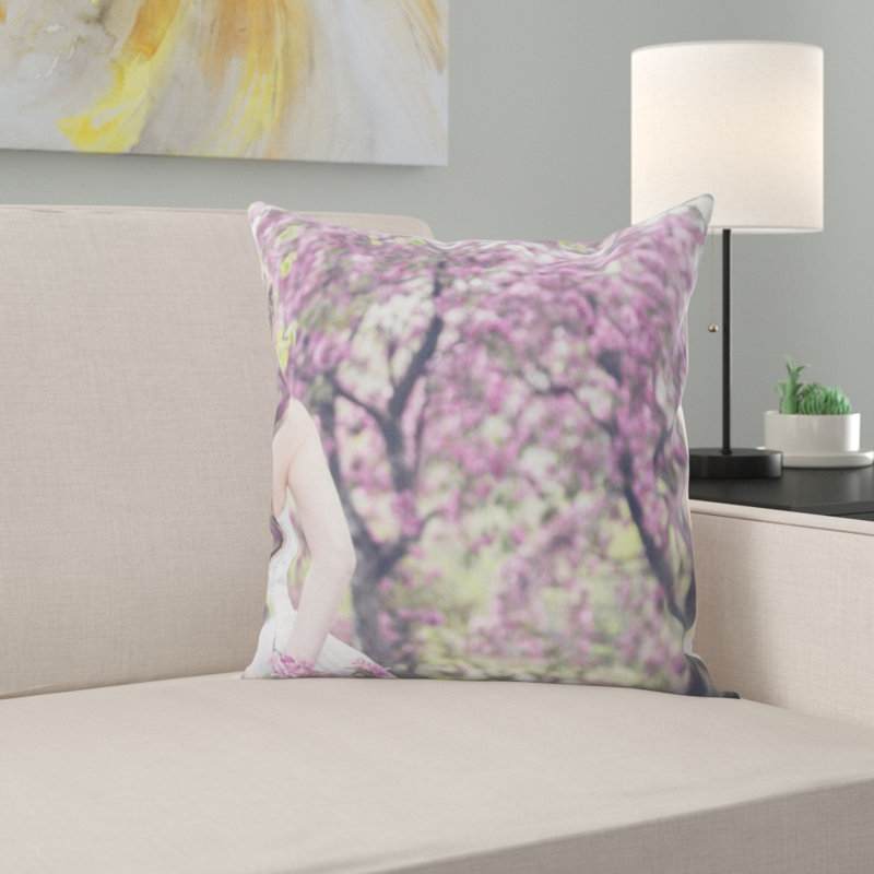 Coussin décoratif fleuri