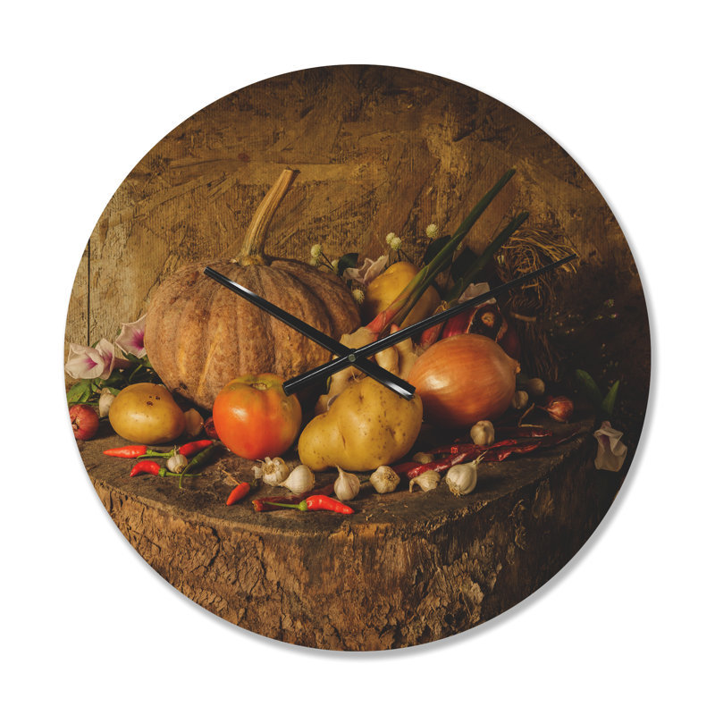 Horloge murale légumes et fruits, Moyen