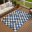 Tapis géométrique intérieur / extérieur lavable à la machine Chantille ACN2656
