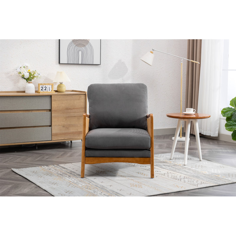 Fauteuil Averyanna, Grey Fabric