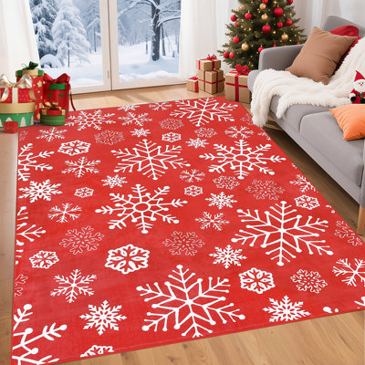 Machine Printed Area Rug