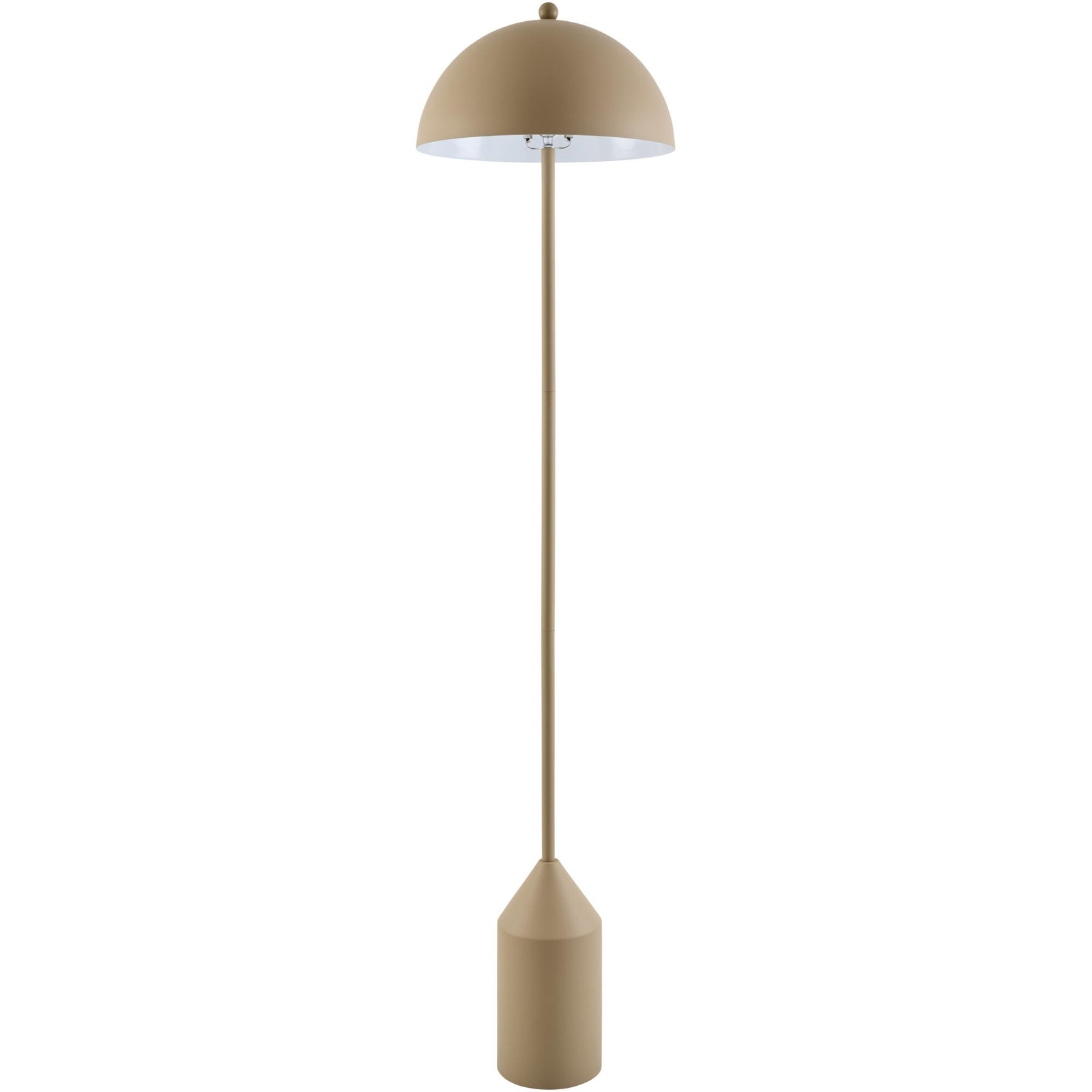 Jemma 59'' Iron Floor Lamp, Brown, Brown