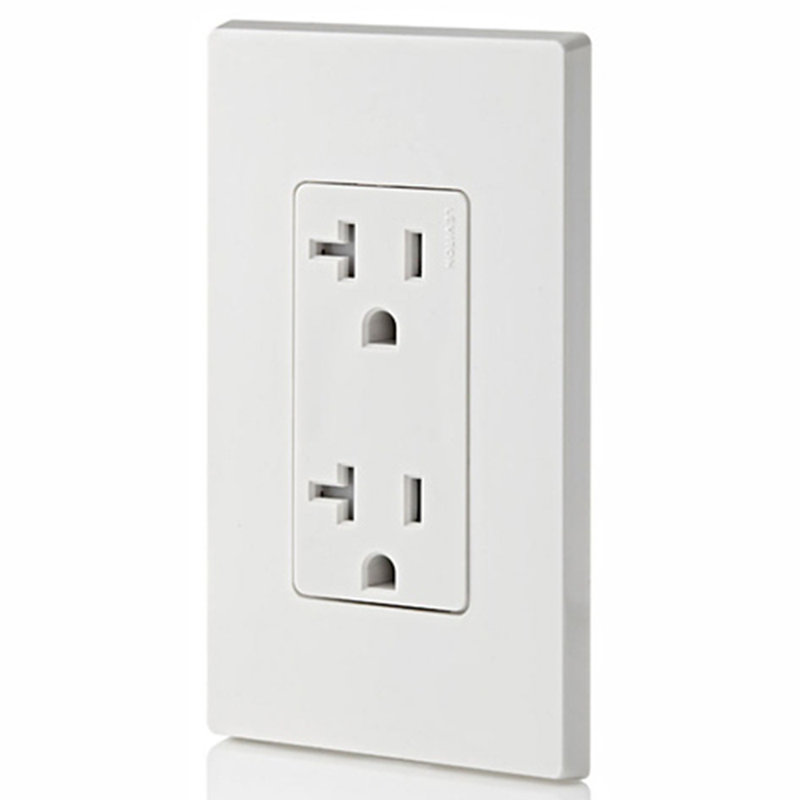 Leviton Decora 20 Amp 125 Volt Duplex Watthite Outlet 5-20R 10 Pack