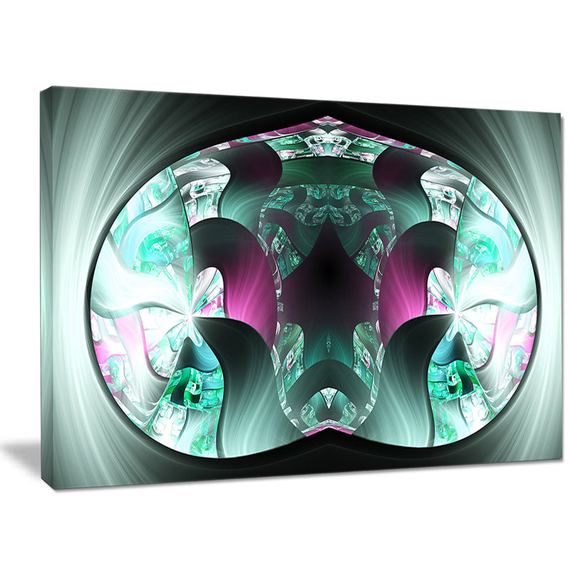 «Gray Capsule in Plasma», reproduction d'impression sur toile tendue, H 20 po x l 20 po x P 1 po