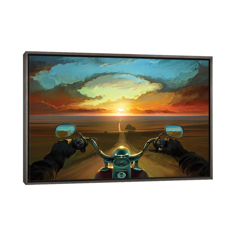 «Land of the Winds» par Artem Rhads Chebokha - impression d'art graphique, H 18 po x l 26 po x P 1,5 po