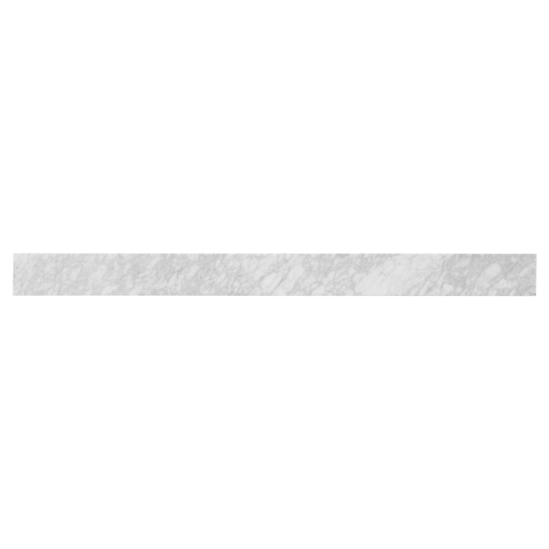 Replacement 48 Inch Backsplash In Carrara Marble For Vanity Sink Top