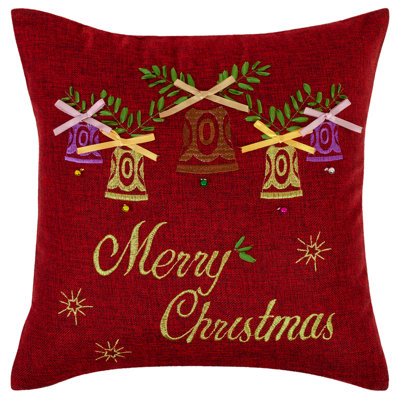Housse de coussin de noël saisons bell