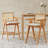 Hassan 27’’ Rubberwood Counter Stools With Cane Webbing-1913220163