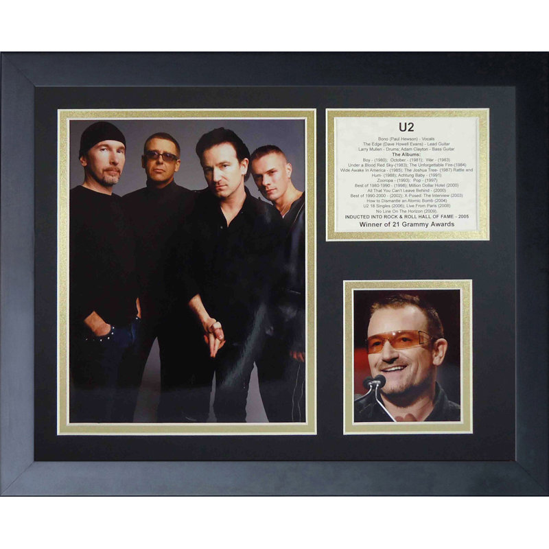U2 souvenirs encadrée