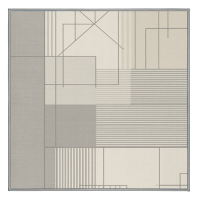 Tapis gris moelleux doux et moelleux Eilerman