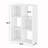 Ebern Designs Bookcase, 6 Cube Open Storage Organizer Display Bookshelf-1124388009-1124388010