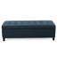 Banc tendance avec compartiment de rangement - espace supplémentaire l 51,29 po x P 19,41 po x P 15,88 po recouvert de tissu brun foncé et polyvalent-1259624842