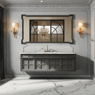 French retro bathroom cabinet