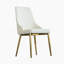 Chaise de salle à manger rembourrée d'éponge Modern Pu-237506113