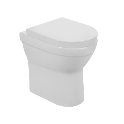 VEROSAN 4 LPF Round Floor Mounted Back to Wall Toilets (Seat Included)