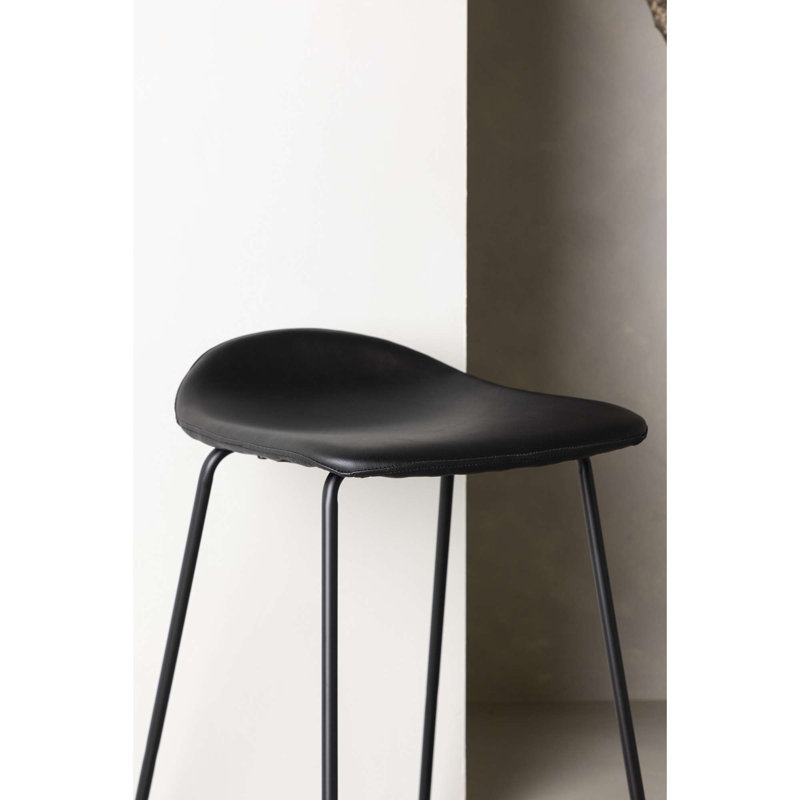 Grebbestad 66cm H Upholstered Metal Cantilever Chair
