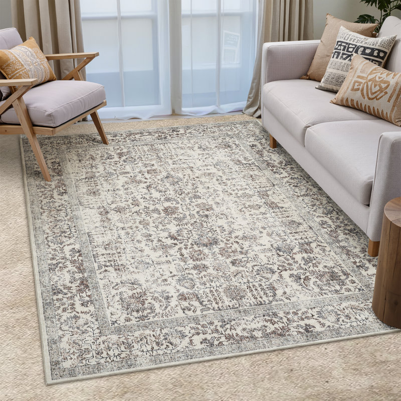 Vintage Look Area Rug, Rectangle 160 x 230 cm