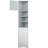 Grey Bathroom Storage Cabinet With Adjustable Shelves And Efficient Options Multi-Functional In Open Space-1920976845