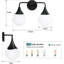 Éclairage pour meuble-lavabo 2 lumières Nomaan-1221162468