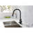 Kitchen Faucet With Pull Down Sprayer-124897239