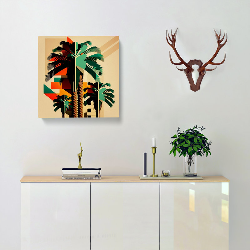 Modern Wall Art - Wrapped Canvas, 35cm H x 35cm W x 3cm D