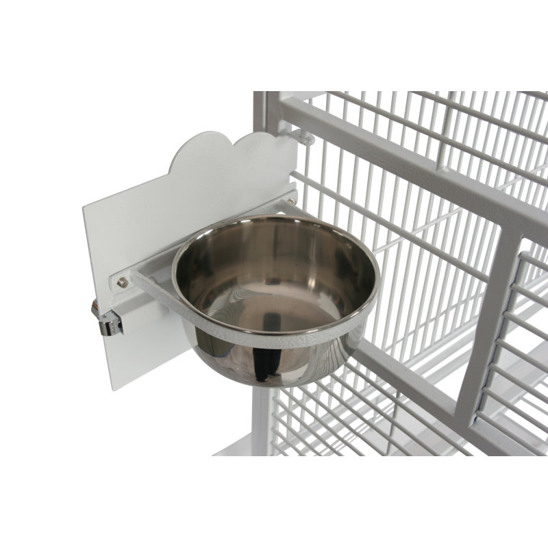 Grande cage de jeu blanche, Blanc pur
