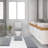 4 Piece Soft Absorbent Microfiber Bath Rug Set With Non-Slip Backing-217631245