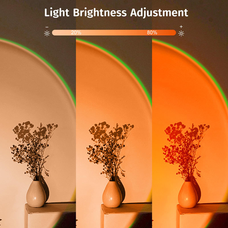 Upgraded Sunset Lamp Projector with App Control