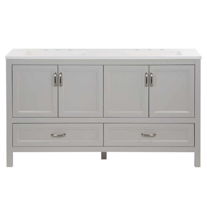 Ensemble de meuble-lavabo double 60 po