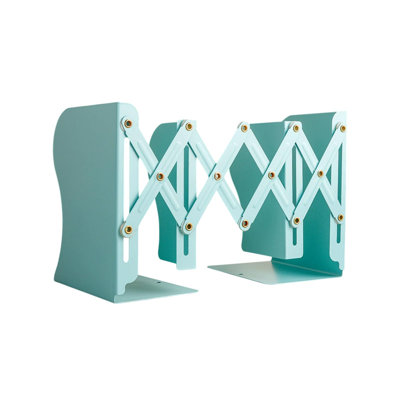 Metal bookshelf Scalable Metal Book Stand Desktop Book Storage Bookshelf For Organizing Files And Folding Book Holders
