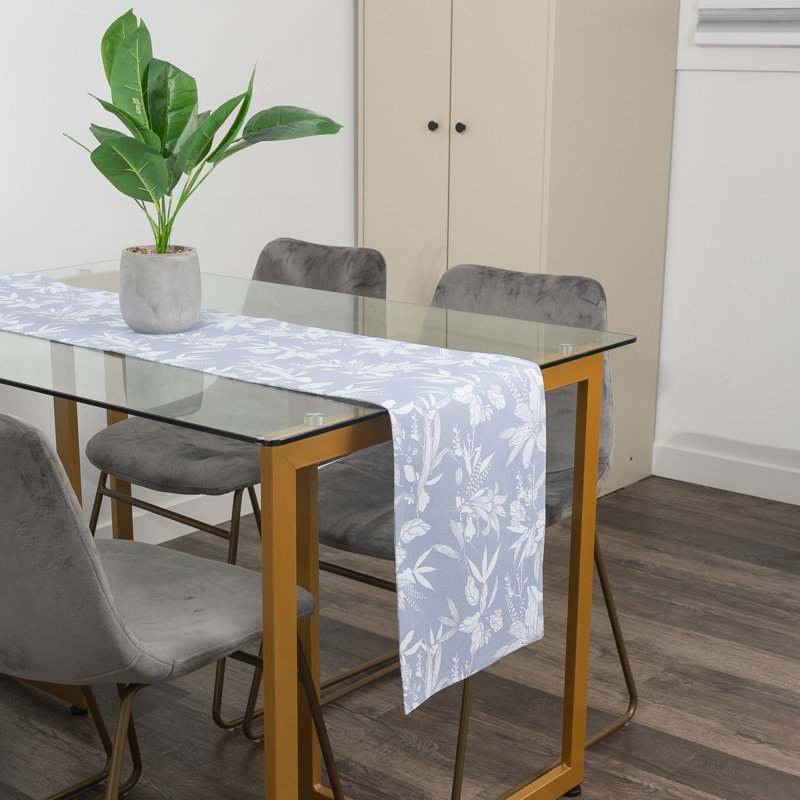 Linge de table Yaretzi, 13 po x 72 po, gris