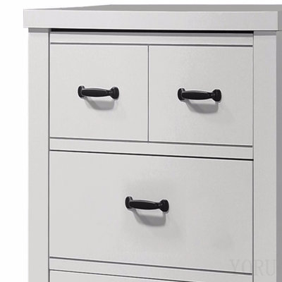 31"W White 6-Drawer Chest