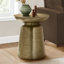 Table de bout cylindrique en acier Abdisamad-296930360
