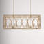 Euphony 8-Light Metal Caged Rectangular Linear Chandelier-1952441574
