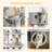 5-102.5 Inch Height Adjustable Cat Tree