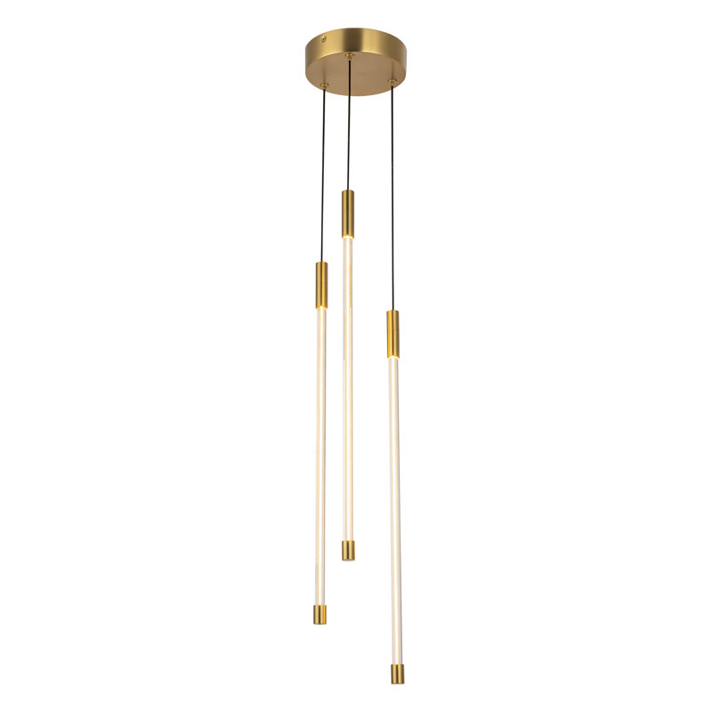 Motif 3 - Light LED Pendant, 20.625" H x 4.75" W x 4.75" D