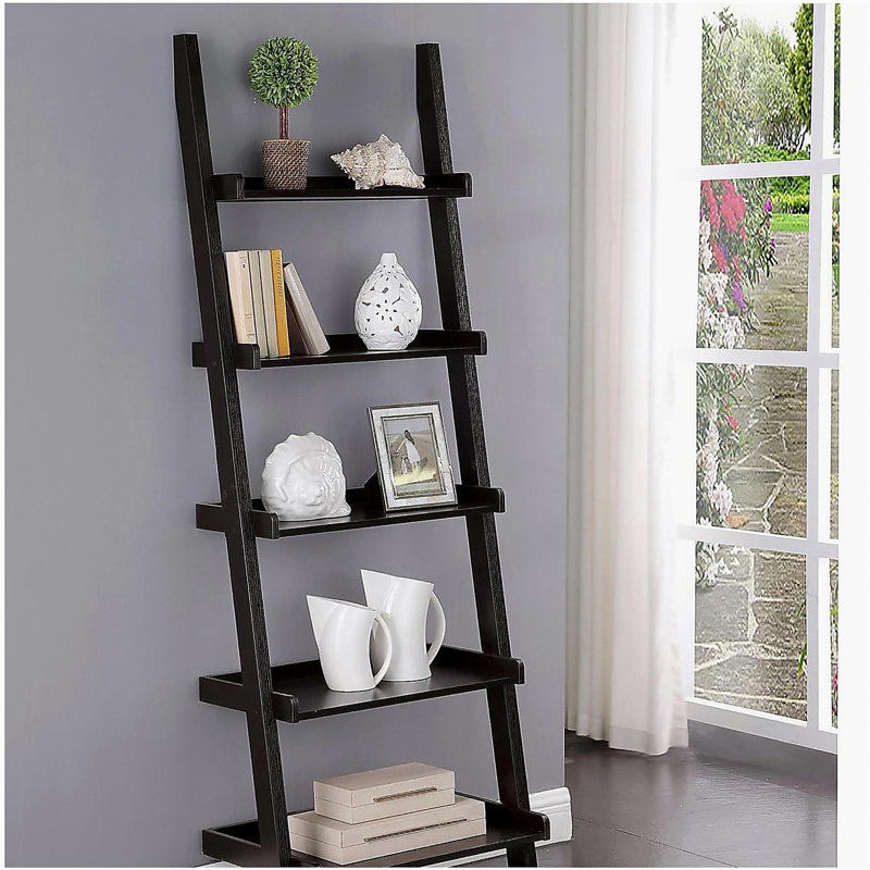 Bibliothèque trapézoïdale à 5 tablettes