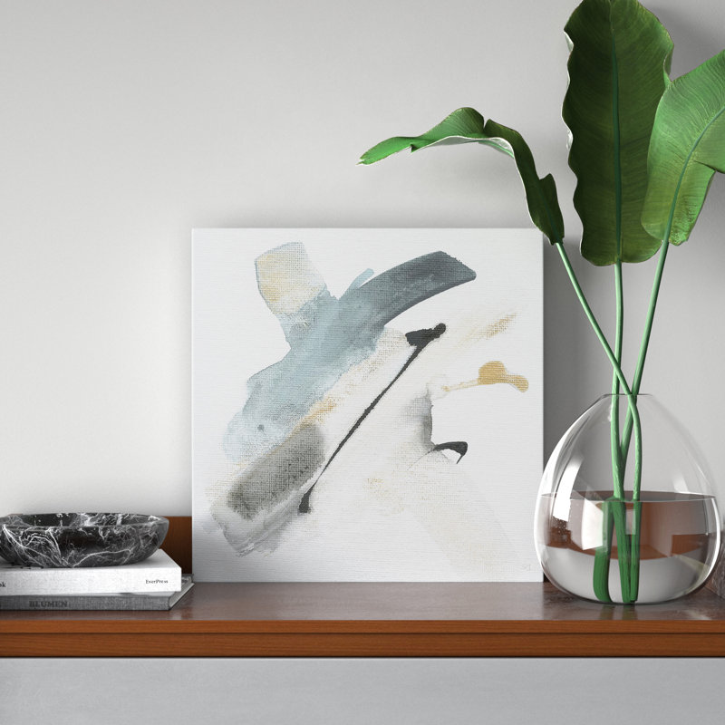 «Sand and Sky III», peinture, Toile tendue, H 16 po x l 16 po x p 2 po