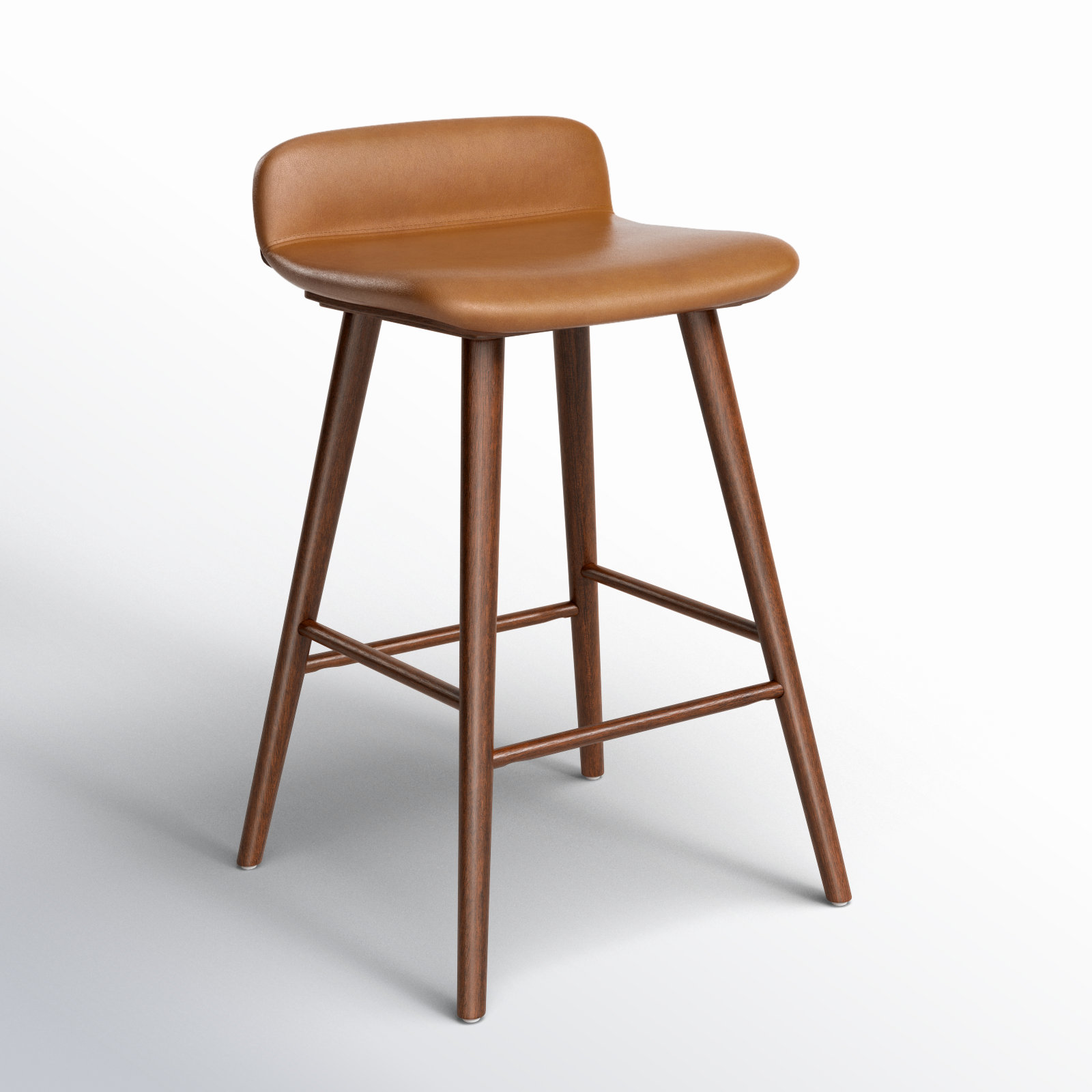 Vanya Bar and Counter Stool, Brown, Short Stool - 28"