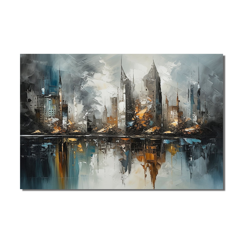 Abstract City Skyline4 - City Wall Decor